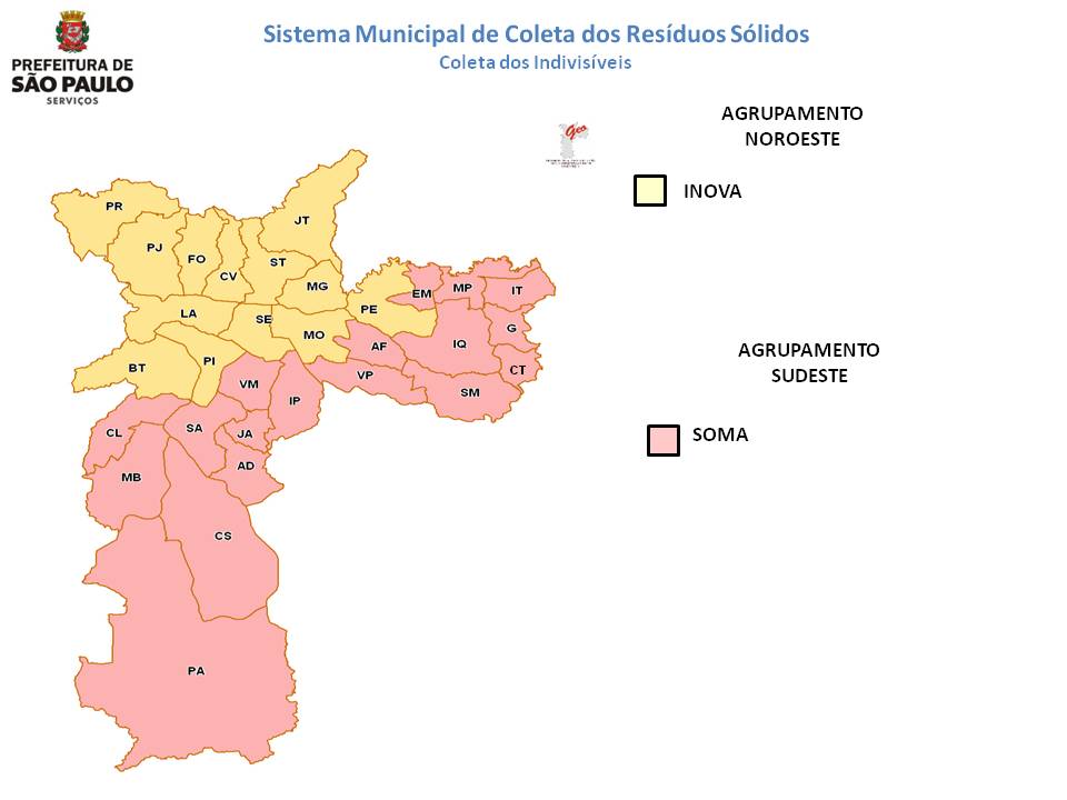 agrupamento da cidade