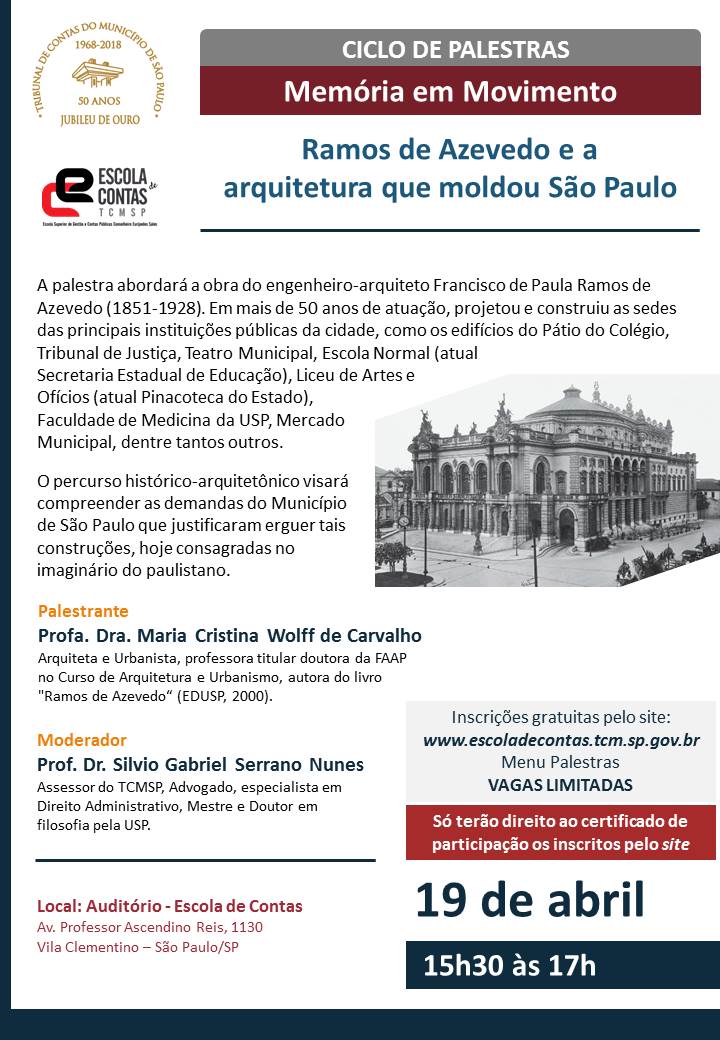 ciclo palestras ramos azevedo