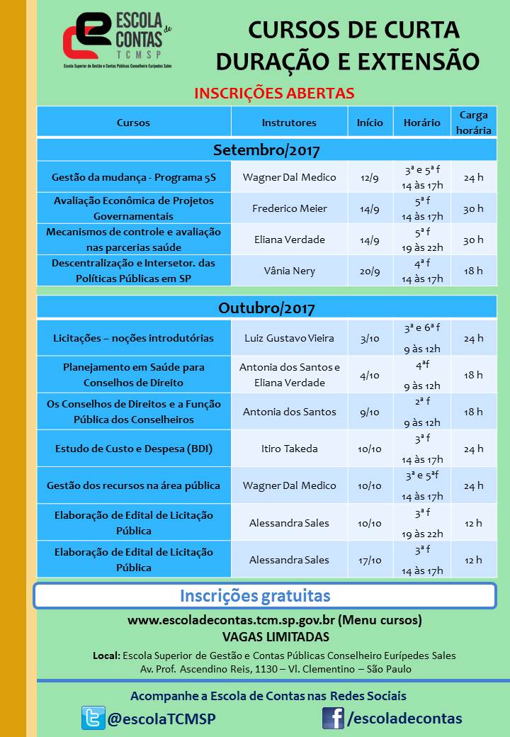 cursos 2 semestre